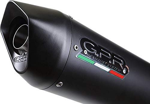 GPR EXHAUST SYSTEM Auspuff Gpr Schalldämpfer für Triumph Tiger 1200 Explorer 2011-16 - Xr - Xrt - Xcx - Xca Auspuff Zugelassen mit Anschluss, Serie Furore schwarz
