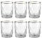 BUTLERS 6er Set Trinkgläser mit Goldrand 345ml Vintage Gläser Kristalloptik mit Prägung - UPSCALE - Wassergläser Cocktailgläser Set | Trinkgeschirr Tee, Limonade, Eiskaffee, Longdrinks