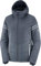 Salomon Damen EDGE Ski Pant, Grau (Ebony), L/R