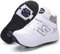 NNN Sportschuhe Skateboard Outdoor Gymnastik Turnschuhe Jungen Mädchen Freizeitschuh Schuhe Mit Rollen Drucktaste Einstellbare Skateboardschuhe Für Kinder Mädchen Junge Erwachsene,White2-38…