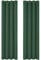 Deconovo Blickdichter Vorhang Grdinen Kälteschutz Verdunkelungsvorhang Wohnzimmer, 214x132 cm(HöhexBreite), Waldgrün, 2er Set