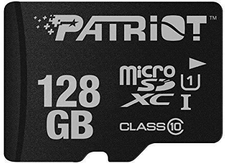 Patriot Memory Carte Mémoire Flash MicroSD LX Serie 128Go - PSF128GMDC10