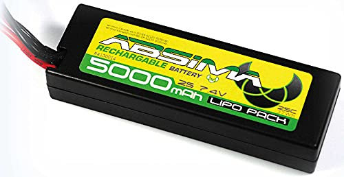 Absima Modellbau-Akkupack (LiPo) 7.4 V 5000 mAh 25 C Box Hardcase Tamiya-Stecker