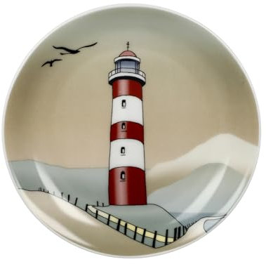 Goebel Miniteller Sammelteller Lighthouse Leuchtturm Ø 10cm Porzellan