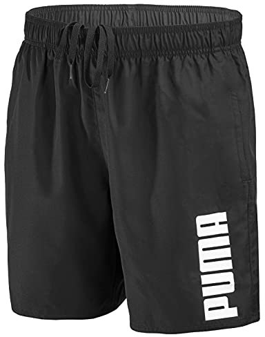 PUMA Herren Badehose Badeshorts Summer Deluxe Swim Shorts - New Black - Gr. M