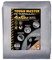 TOUGH MASTER 7 Sizes Heavy Duty Tarpaulin Waterproof Cover Tarp Ground Sheet (Grey/Black, 4 X 6M)