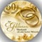 Premium Esspapier Tortenaufleger Tortenbild Goldene Hochzeit T8