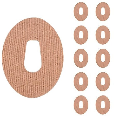 10 Tablets Latex Free Adhesive Patches Sensor Patches Sensor Covers Glucose Monitor Protector Long Lasting Without Hole
