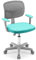 DREAMADE Kinder Schreibtischstuhl höhenverstellbar, ergonomischer Jugenddrehstuhl mit Rückenlehne & Armlehnen, Kinder Drehstuhl mit 5 Rollen, für Kinder 3-10 Jahre alt, bis 150kg belastbar (Türkis)