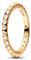 Pandora ME Bague cloutée Pyramides en métal plaqué or 14 carats avec zircones cubiques transparentes, taille 50