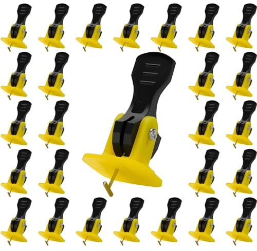 Fliesen Nivelliersystem 2mm 100 Stücke Fliesenverlegehilfe Wiederverwendbare Nivellierhilfe Fliesenwerkzeug für Fliesenfugen Nivelliersystem, Carrelage Leveling Wand und Bodenfliesen