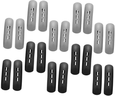 POPETPOP 20 Pièces Cache-Oreilles De Poignée De Pot Manchette d'oreille Couvercle De Poignée De Poêle À Friteuse Supports De Pot en Caoutchouc Supports De Poignée D'Assistance De Pot