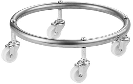 NIYANGLE Support Mobile pour Bouteille De Gaz Étagère Fixe pour Bouteilles De Gaz Cylindre Support De Réservoir De Chariot pour Réservoir De Poulie Base Caoutchouc