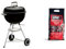 Weber Barbecue à Charbon Classic Kettle 47 cm - Barbecue à Couvercle, Thermomètre & Briquettes de Charbon - Sac 4 kg - Charbon de Bois pour Barbecues Weber - Combustible BBQ - Qualité Premium