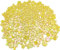 500 g zufällige runde schillernde Glasmosaikfliesen, kreative schillernde Glasmosaikstücke für Bastelarbeiten, Blumentöpfe, Vasen, Tassen, Gartendekoration, Mosaikherstellung (Gelb 2)