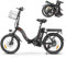 SAMEBIKE-Bike pieghevole, bicicletta elettrica da 20 pollici con batteria rimovibile da 36V/12Ah Freno idraulico, per adulti, uomini donne