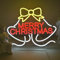 GLYOX Merry Christmas Neon sign Joyeux Noël Panneau Néon Cloche Lumières Néon Led pour Décoration Murale Panneaux Lumineux pour la Maison Décorations de Fête de Noël Famille Enfants Cadeaux