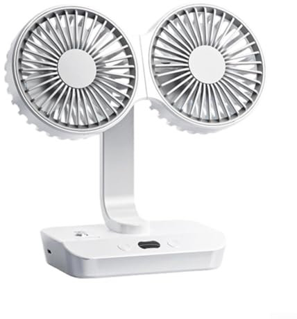 Ventilateur mural à double tête oscillante pour bureau et salle de réunion