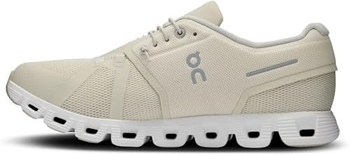 On Cloud 5 Herren-Sneaker, Cremeweiß, 44 EU
