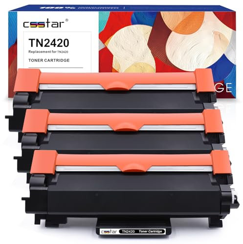 TN2420 MFC L2710DW Toner【3000 Seiten】 Kompatibel für Brother TN-2420 TN2410 MFC-L2710DN MFC-L2710DW HL-L2350DW DCP-L2530DW HL-L2310D HL-L2370DN DCP-L2510D DCP-L2550DN MFC L2710DW (3 Schwarz)