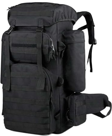 Bergsteiger Tasche 70L Großer, Leichter, Atmungsaktiver Und Wasserabweisender Camping-Trekking-Rucksack Reiserucksack(A)