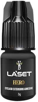 Eyelash Extension Glue for Volume and Individual Eyelashes Eyelash Glue Lash Adhesive Extra Strong Eyelashes Glue Individual Lash Glue 6-7 Weeks Retention 1 sec drying (3g)