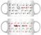 Pack Tazas Personalizada Fórmula 1 2025 y MGP 2025 con Calendario y Circuitos. Incluye Calendario de Bolsillo. Regalo Original. (Pack F1 25+ MGP 25)