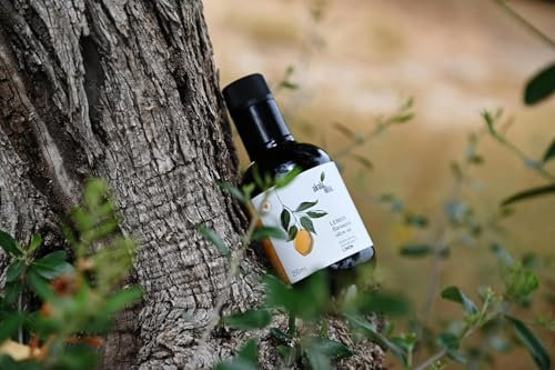 Olio d'oliva aromatizzato al limone 250 ml | Sapore fresco e naturale | Ideale per insalate, tapas e cucina sana