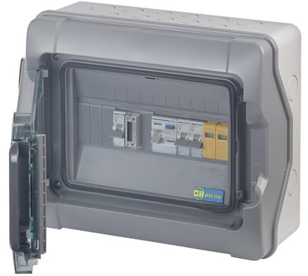 grenda-hammer® | Elektroverteiler mit geeichtem Wechselstromzähler für Garten, Bungalow, Hobbyraum, Keller