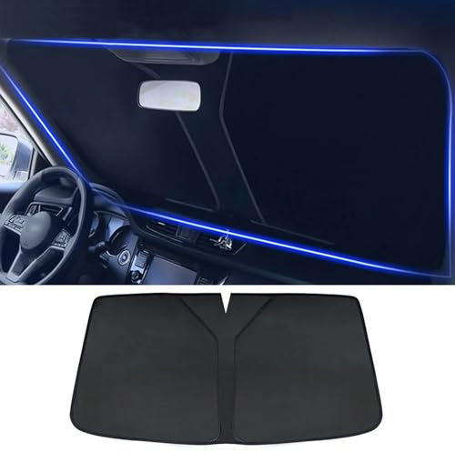 Compatible con Mercedes Benz Clase C W203 2000-2007, parasol de coche, parasol plegable, parasoles de coche para ventanas delanteras