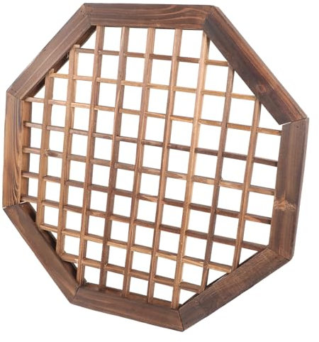 MUCKLILY Retro -holzfenster Fensterläden Bauernhaus Fensterrahmen Dekoration Für Zuhause Alte Fensterwanddekoration Scheune Rustikale Schlafzimmereinrichtung Antikes Hölzern Hellbraun