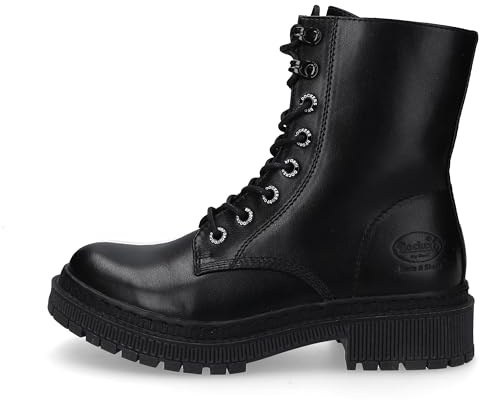 Dockers by Gerli Damen Erwachsene Schnür-Stiefeletten 57BI201 Weite normal Reißverschluss