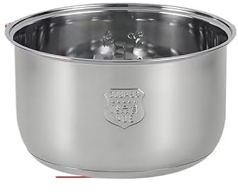 Rice Stainless Steel Replacement Inner Pot, Compatible for Zojirushi NS-TSC10, 304 Multi-Cooker Accessory, Food Grade Rice Cooker Bowl