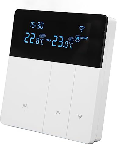 Keenso Termostato di Temperatura di Temperatura di LCD Controllo Dell'app Digital Termostato per Box/Cover Intelligenti (Senza Wi-Fi)