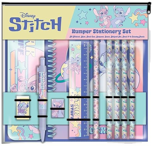 Pyramid Lilo and Stitch Planetary Themed A5 Bumper Stationery Set