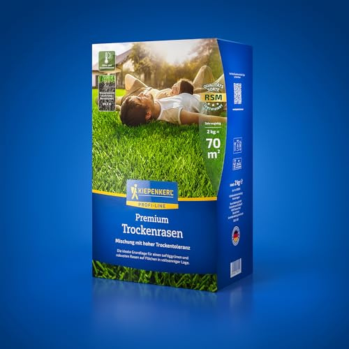 Kiepenkerl Trockenrasen 1089024, Rasensaat | Hitzetolerant, hohe Trockentoleranz, Grassamen