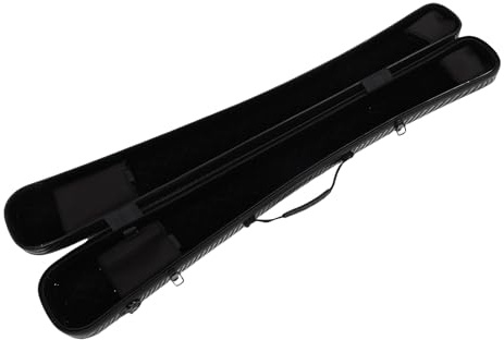 RASTKY Robustes Bassbogen-Etui aus Karbonfaser für Unterwegs, Schützt Ihre Bögen mit Stoßdämpfendem Futter, 1 X Bassbogen-Box, 1 X Gurt