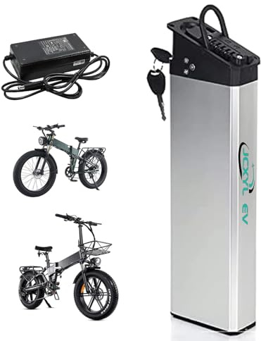 JCXYL EV 36V 48V 10Ah 13Ah 15Ah E-Bike-Lithium-Akku 48V 10Ah 13Ah 14Ah Lithium-Ionen-Akku für Falträder mit Ladegerät,48v,13.6Ah