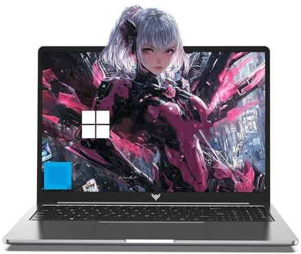 KAIGERR 18.5” FHD IPS Laptop, 2026 Laptop, Intel N150 Processor(Up to 3.6GHz), 16GB RAM 512GB SSD, 8000mAh Battery, Win 11 Pro – for Business, Office & Student Multitasking