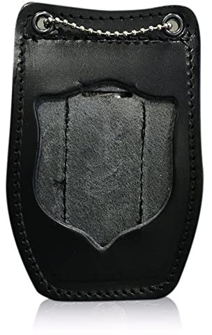 Vega - Soporte para placa de cuero 1WB51 con cadena para policía estatal