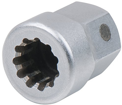 KS Tools 460.2619 Spezialeinsatz Vielzahn M9 mit Magnet, für SAF und Knorr Sättel