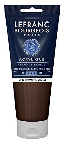 Lefranc Bourgeois Acrylique Fine Tube 200ml Terre D'Ombre Brûlée