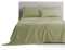 Clara Clark Twin XL Bettlaken-Set, 5-teilig, luxuriöses Hotel-Bettlaken für Doppelbett, superweiche Bettwäsche und Kissenbezüge, Salbeigrün