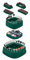 Parkside® PDZ 276 A2 Kit d'accessoires de forage multifonction pour bois, plastique et métal Outil rotatif Accessoires Kit de ponçage Kit de polissage Kit de forage