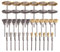 3mm Cepillo de Rueda de Alambre de Acero para Dremel esmeriladora herramientas rotatorias 36 Piezas