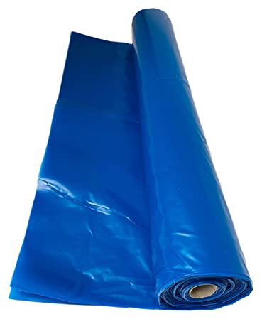 1 barrera de vapor para barrera de vapor, 4 x 25 m², color azul