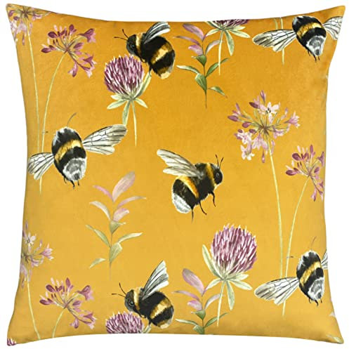 Evans Lichfield Country Bee Garden Floral Kissen Cover, Honey