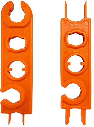 Jadeshay Llaves Solar,2piezas Llave Dinamometrica de Enchufe Macho/Hembra de Apriete Rápido y Desconectar, Llave de Conector Solar PV para Panel Solar, Sistema Fotovoltaico y Conjunto de Conectores