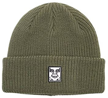 Obey Icon Patch Beanie Strickmütze Army