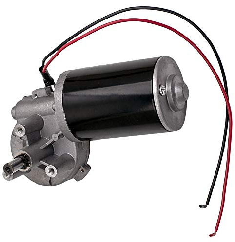 maXpeedingrods 24V DC Getriebemotor 45W, Scheibenwischermotor, Hohen Drehmoment Elektrischer Synchroner Zahnrad 220 RPM